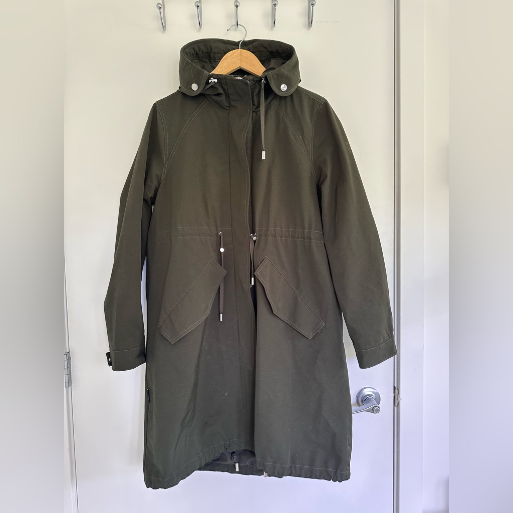 Frank And Oak Hooded Rain Coat